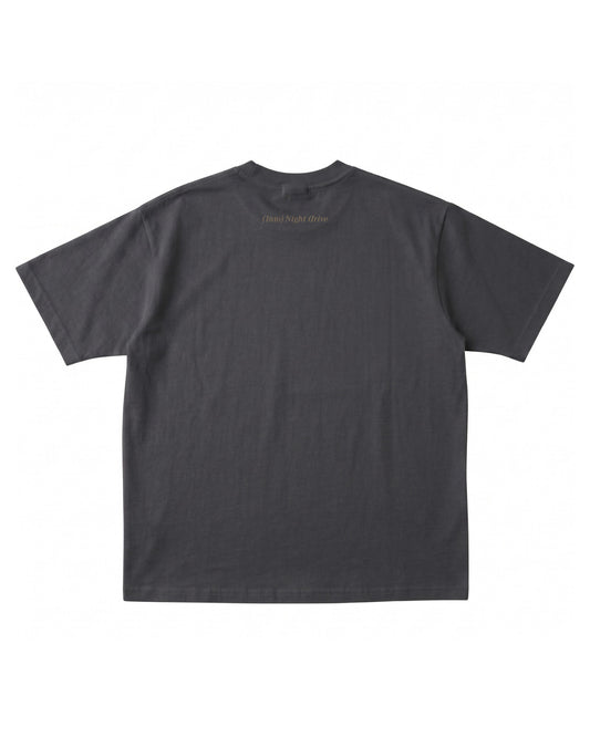 Embroidered Logo T-Shirt Charcoal Gray