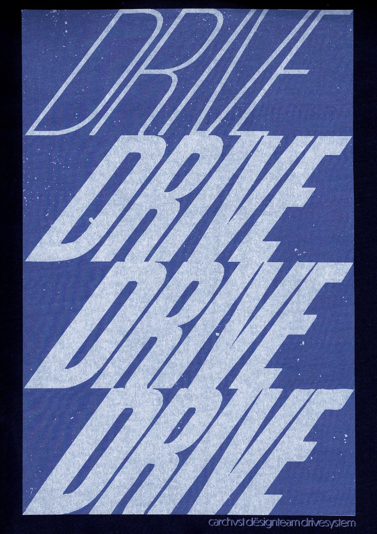 "DRIVE" T-Shirt Navy
