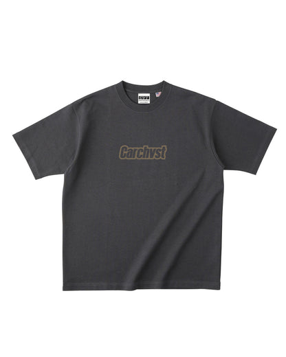 Embroidered Logo T-Shirt Charcoal Gray