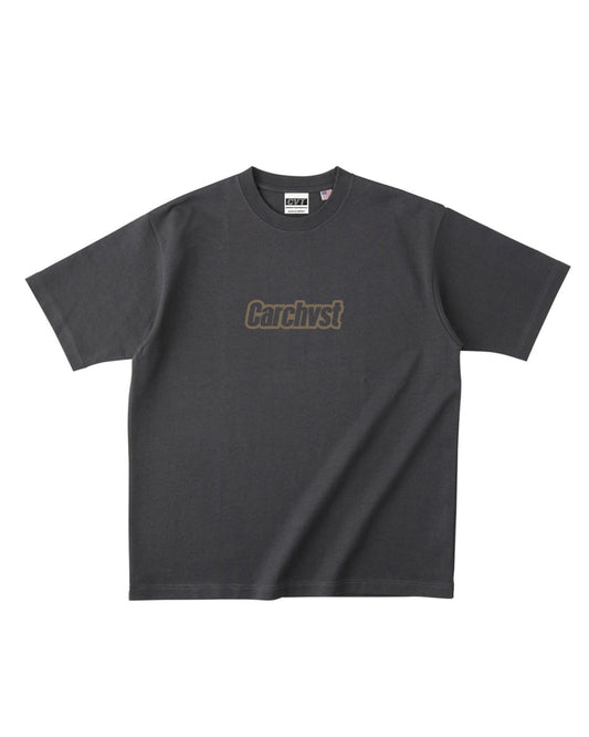 Embroidered Logo T-Shirt Charcoal Gray
