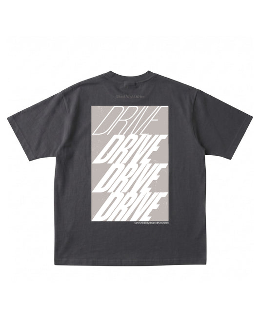 "DRIVE" T-Shirt Charcoal Gray