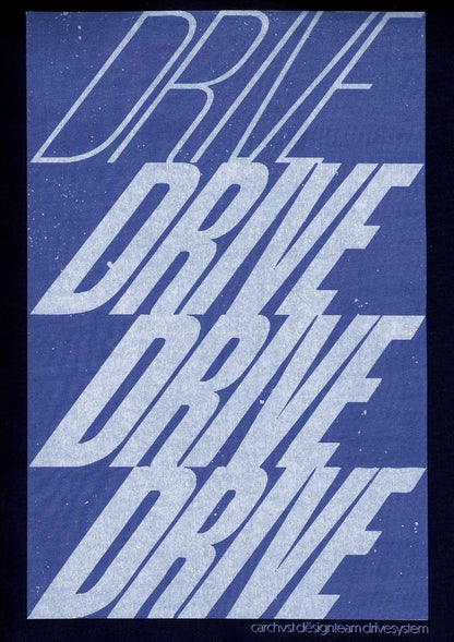 "DRIVE" T-Shirt Navy
