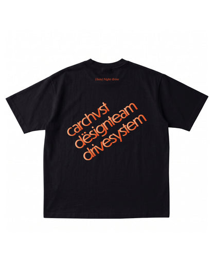 "Drivesystem" T-Shirt Black