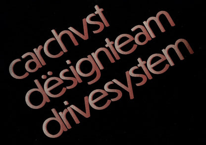 "Drivesystem" T-Shirt Black