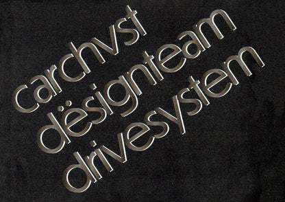 "Drivesystem" T-Shirt Charcoal Gray